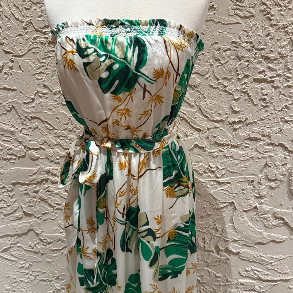 The Webster at Target Green and White Maxi Dress